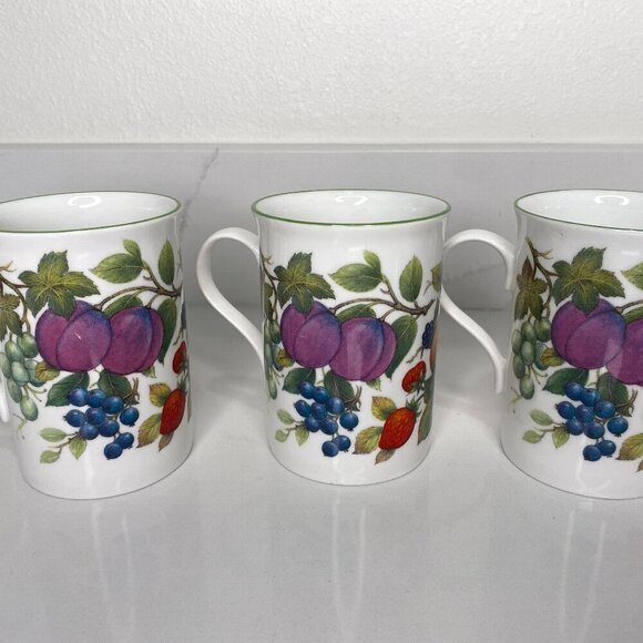 Crown Trent China Harvest Mugs set of 3 - Picture 3 of 6